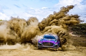 Ford-Werke GmbH: Ford Puma Hybrid Rally1 gewinnt bei der Safari-Rallye in Kenia vier von 19 Wertungsprüfungen