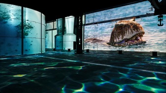 Phoenix des Lumi&egrave;res: Dinosaurier lebensgro&szlig;: neues immersives Erlebnis bei Phoenix des Lumi&egrave;res