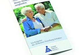 Alzheimer Forschung Initiative e. V.: "Wenn Alzheimer-Patienten weglaufen" / Eine neue Broschüre der Alzheimer Forschung Initiative e.V.