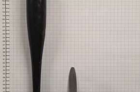 Bundespolizeidirektion Sankt Augustin: BPOL NRW: Schlagstock und Messer aufgefunden - Bundespolizei verhaftet Gesuchten
