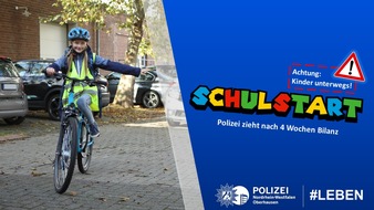 Polizeipräsidium Oberhausen: POL-OB: Vier Wochen nach Schulstart - Polizei zieht positive Bilanz