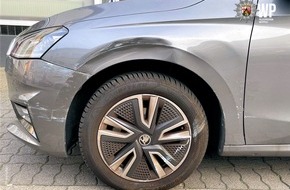 Polizeidirektion Kaiserslautern: POL-PDKL: Blaues Unfallfahrzeug gesucht
