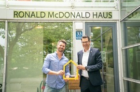 McDonald's Kinderhilfe Stiftung: Thore Schölermann übernimmt Schirmherrschaft für das Ronald McDonald Haus München-Großhadern