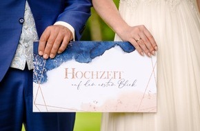 SAT.1: Wer sagt "Ja"? Bei "Hochzeit auf den ersten Blick" wird ab Montag, 3. Oktober, in SAT.1 sehr, sehr viel geküsst