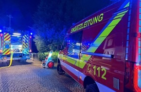 Feuerwehr Velbert: FW-Velbert: Fassadenbrand in Langenberger Internat