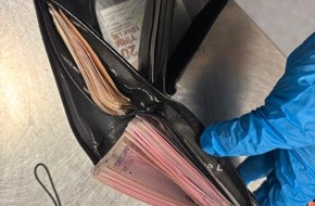 Hauptzollamt Ulm: HZA-UL: Zoll verhindert zweifachen Bargeldschmuggel