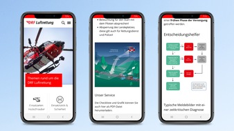 DRF Luftrettung: Digitaler Service für alle Partner / DRF Luftrettung launcht App für den Einsatz mit Luftrettern