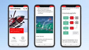 DRF Luftrettung: Digitaler Service für alle Partner / DRF Luftrettung launcht App für den Einsatz mit Luftrettern