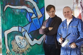 SWR - Das Erste: Dreharbeiten zu "Die Frau in Blau" mit Jonas Nay und Joachim Król