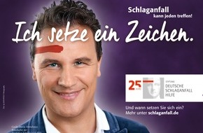 Stiftung Deutsche Schlaganfall-Hilfe: Schlaganfall-Hilfe hat prominente Unterstützer / Neue Kampagne zum Jubiläum