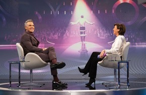 ARD Das Erste: Robbie Williams bei "maischberger": "Ich liebe Pünktlichkeit, meine Frau ist kein Fan davon, das ist ein Problem in unserer Ehe"