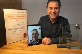 REHAU AG + Co: Bester Lieferant des Jahres: REHAU zum hagebau Champion im Tief- und Straßenbau gekürt