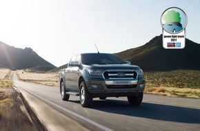 Ford-Werke GmbH: Ford Ranger 2,2 l TDCi ist der "Green Light Truck 2017" (FOTO)