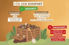 FNR Fachagentur Nachwachsende Rohstoffe: Torffrei Gärtnern mit Kompost: Das Gold des Gartens als Klimahelfer