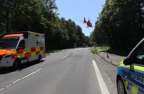 Polizei Mettmann: POL-ME: Zusammensto&szlig; mit Auto: Radfahrer lebensbedrohlich verletzt - 2603045