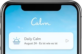 Calm: Führende Achtsamkeits-App Calm startet in deutscher Sprache /
Viele Menschen wünschen sich besseren Schlaf - Calm kann dabei unterstützen