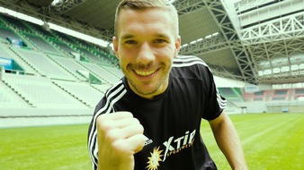 XTiP Sportwetten: Lukas Podolski: "Mit XTiP richtig Gas geben!"