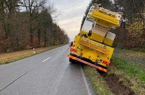 Polizeidirektion Landau: POL-PDLD: Kandel - Aus Unachtsamkeit von der Straße abgekommen