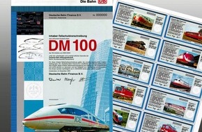 Deutsche Bahn AG: Deutsche Bahn: Letztes DM-Wertpapier für Sammler / Deutsche Bahn emittiert DM-Anleihe mit Schmuckbildurkunden unter Federführung von Dresdner Kleinwort Wasserstein