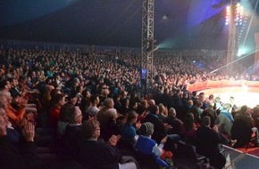 Aktionsbündnis "Tiere gehören zum Circus": Aktionsbündnis "Tiere gehören zum Circus": Riesenandrang bei den Weihnachtszirkussen