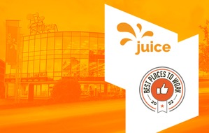 Juice Technology AG: Aktuelle Pressemeldung: Juice Technology gewinnt zum dritten Mal die Auszeichnung „Best Places to Work“