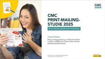DHL Group: PM: CMC Print-Mailing-Studie 2025: Print-Mailings motivieren zum Kauf und sorgen für höhere Warenkörbe