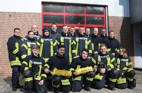 Feuerwehr Stolberg: FW-Stolberg: 18 Feuerwehrleute  bestanden die Prüfung zum Atemschutzgeräteträger