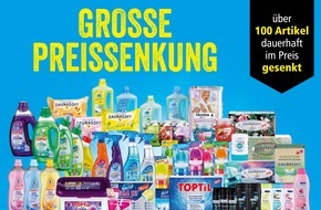 NORMA: NORMA reduziert Preise von mehr als 100 Drogerie- und Kosmetik-Artikeln / Riesen-Preissenkungs-Aktion bei Wasch-, Putz- und Reinigungsartikeln