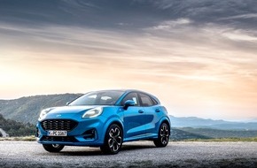 Ford Motor Company Switzerland SA: Der neue Ford Puma: Ein Crossover SUV mit attraktivem Design und moderner EcoBoost Hybrid-Technologie