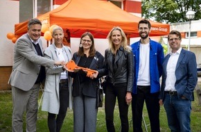 Hoffmann Group: Kreativ- und Therapiewerkstatt "ORANGE PROJECT Berlin" für das Kinder- und Jugendhilfezentrum Neukölln / Hoffmann Group Foundation unterstützt das EJF mit über 200.000 Euro