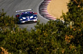 Ford-Werke GmbH: Platz sechs und sieben für Ford Chip Ganassi Racing nach tumultigem IMSA-Rennen in Laguna Seca