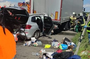 Autobahnpolizeiinspektion: API-TH: Schwerer Lkw Unfall auf der A 4 Ri. Dresden bei Neudietendorf -1. Ergänzungsmeldung-