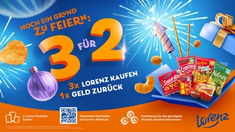 The Lorenz Bahlsen Snack-World GmbH & Co KG Germany: Presse-Kurzinformation: Lorenz Promotion zum Jahresende