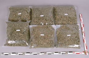 Polizei Düsseldorf: POL-D: Flingern - Mit sechs Kilogramm Marihuana unterwegs - Drogenkurier aufgeflogen - Untersuchungshaft