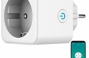 PEARL GmbH: Matter-kompatible Steckdose: Luminea Home Control WLAN-Steckdose SF-540.mat, Matter-zertifiziert, Energiekostenmesser, App, 16 A