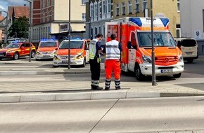 Feuerwehr Detmold: FW-DT: Unfall am Detmolder Bahnhof - mehrere Menschen verletzt