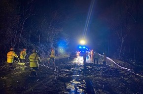 Feuerwehr Herdecke: FW-EN: Sabine beschäftigt Herdecker Feuerwehr seit Sonntagnachmittag (1. Folgemeldung)