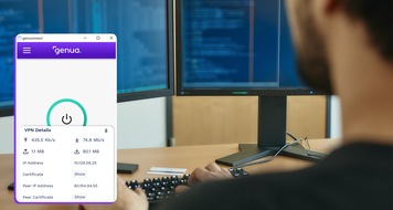 genua GmbH: Windows 10 VPN Software Client schützt Remote-Kommunikation in sensiblen Netzwerken