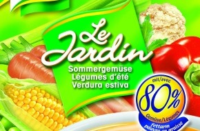 Unilever Bestfoods Schweiz GmbH: Les soupes nous maintiennent en forme et sont faciles à préparer avec KNORR "Le Jardin"