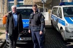 Bundespolizeiinspektion Magdeburg: BPOLI MD: Ehrung Zivilcourage: Die Bundespolizei bedankt sich bei couragierten Reisenden