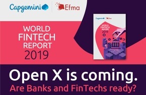 Capgemini: World FinTech Report 2019: Akteure des Finanzsektors müssen  wesentlich intensiver zusammenarbeiten (FOTO)