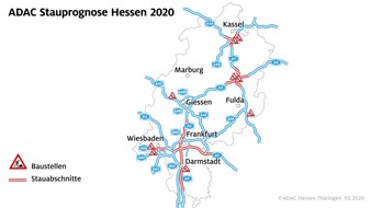 ADAC Hessen-Thüringen e.V.: Christi-Himmelfahrts-Wochenende - ADAC rechnet in Hessen wieder mit Staus