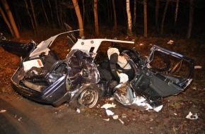 Polizeiinspektion Harburg: POL-WL: Tragischer Verkehrsunfall - zwei Menschen tödlich verletzt