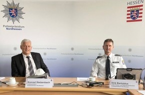 Polizeipräsidium Nordhessen - Kassel: POL-KS: Polizeipräsident Konrad Stelzenbach stellt Kriminalstatistik 2021 für Nordhessen vor