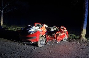 Polizeiinspektion Oldenburg-Stadt / Ammerland: POL-OL: +++ Westerstede, OT Westerloy: Verkehrsunfall mit schlimmen Folgen +++