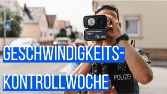 Polizeipräsidium Rheinpfalz: POL-PPRP: Kontrollwoche Geschwindigkeit 21.- 27. März 2022 und "Speedmarathon" am Donnerstag, 24. März 2022