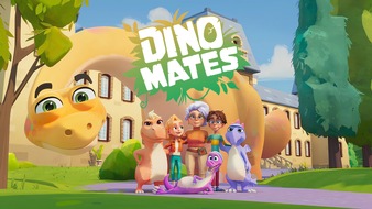 KiKA - Der Kinderkanal ARD/ZDF: Animations-Premiere: "DINO MATES - Ferien bei Madame Freudenreich" ab 27. Januar 2026 bei KiKA / Ein turbulenter Sommer voller Geheimnisse und Dinosaurier-Abenteuer