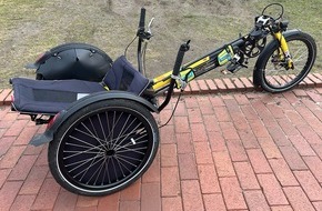 Polizei Steinfurt: POL-ST: H&ouml;rstel, Liegefahrrad aufgefunden, Eigent&uuml;mer gesucht