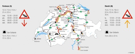 Viasuisse AG: Previsioni per il fine-settimana di Pasqua