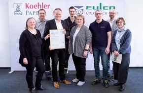 Koehler Group: Koehler Paper tritt Nachhaltigkeitsabkommen Thüringen bei und leistet Beitrag zur nachhaltigen Entwicklung des Wirtschaftsstandorts Thüringen